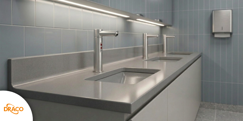 Miniatura 3 - Torneira Sensor Parede Kúbica 90.570