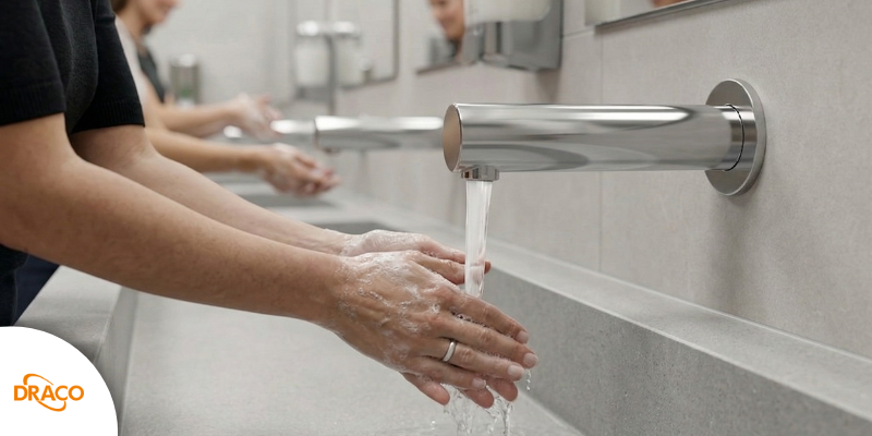 Miniatura 3 - Torneira Sensor Parede Linea Antivandálica - 80.553