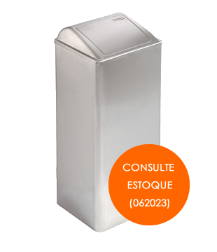 Lixeira Inox Prime Canto - 71.031