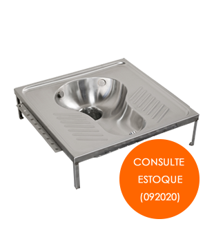 Bacia Sanitária Inox Turca XS 70.104