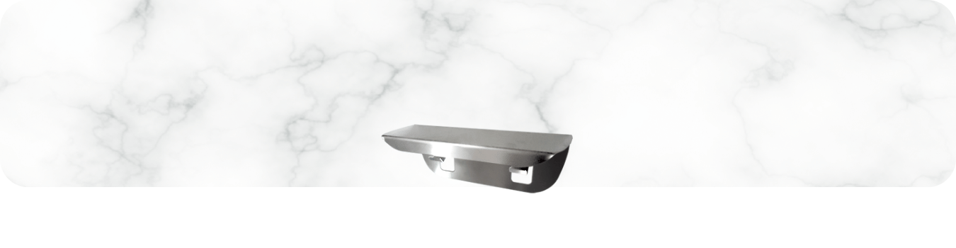 Banner Prateleira Inox com Cabide BOX - 71.152