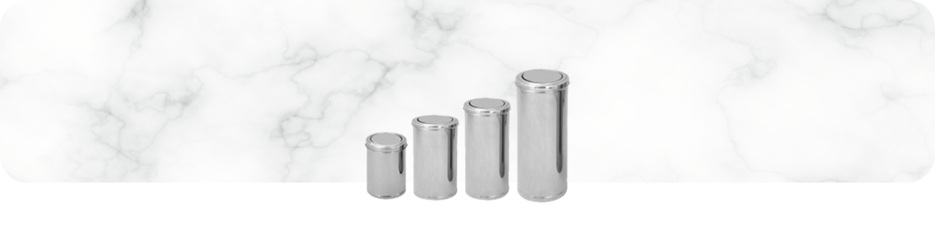 Banner Lixeira Inox Flip Top BASIC - 66.993