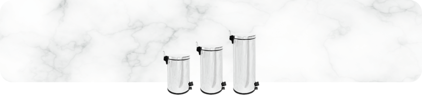 Banner Lixeira Inox Pedal BASIC - 66.997