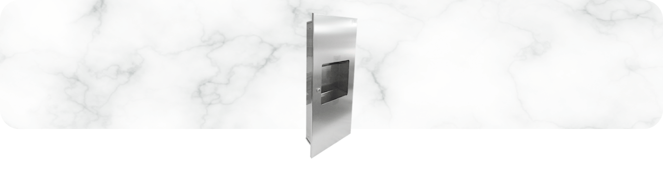 Banner Toalheiro Inox com Lixeira Integrada INSIDE - 71.368