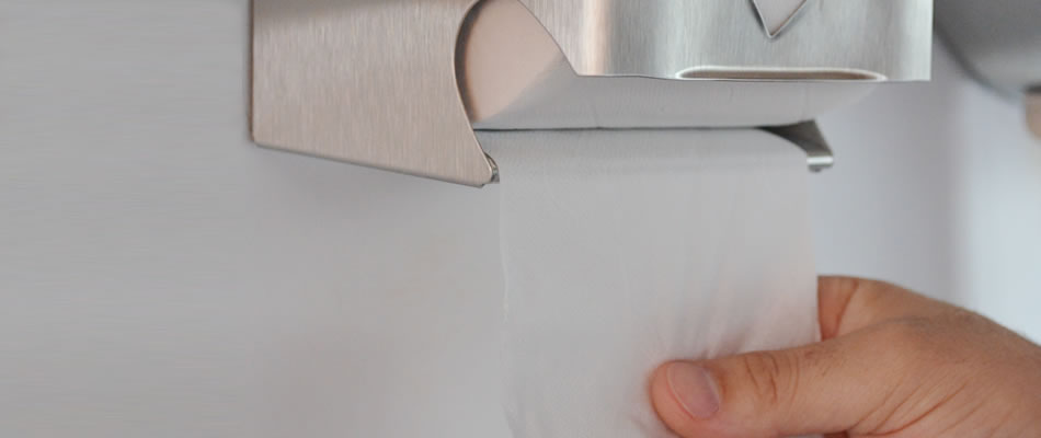 Porta papel higiênico aço inox 304 escovado