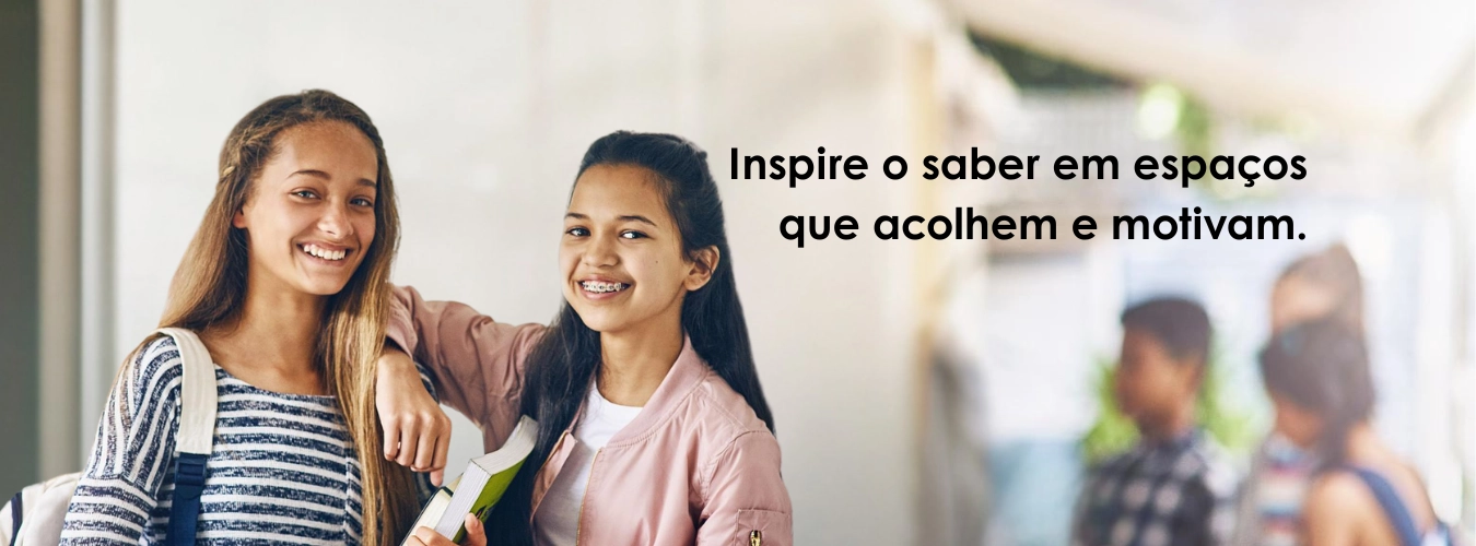 Ambiente instituição de ensino com soluções Draco — automação, higiene e economia.