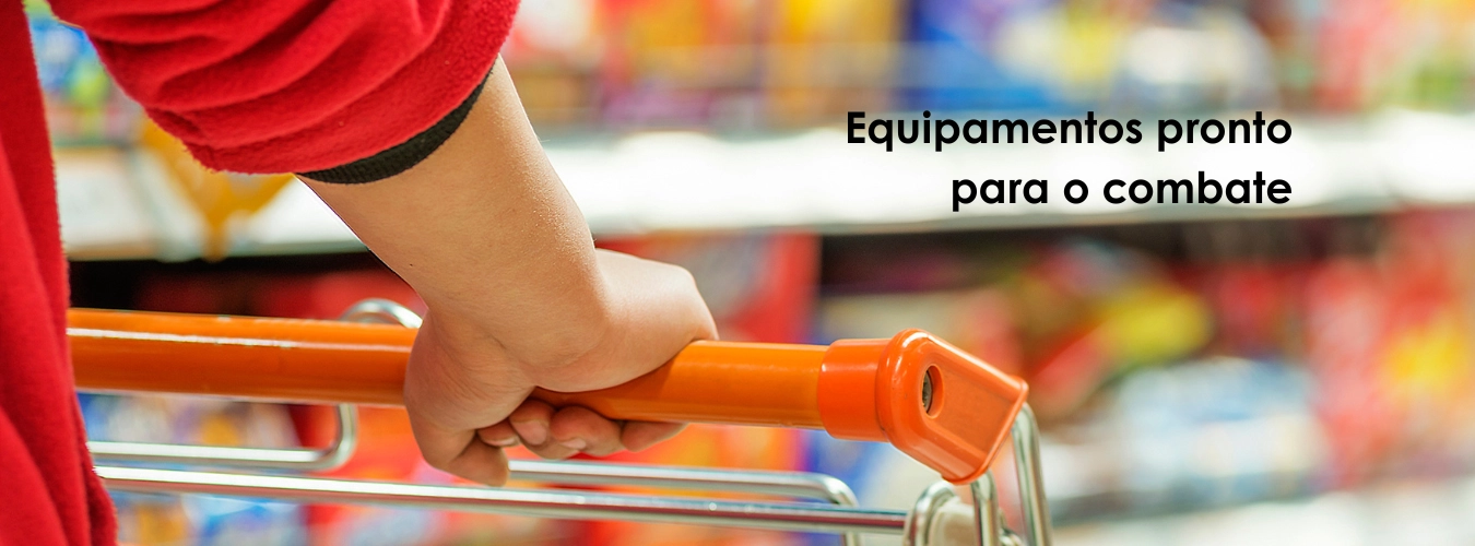 Ambiente de supermercado com soluções Draco — praticidade, economia e higiene automatizada.